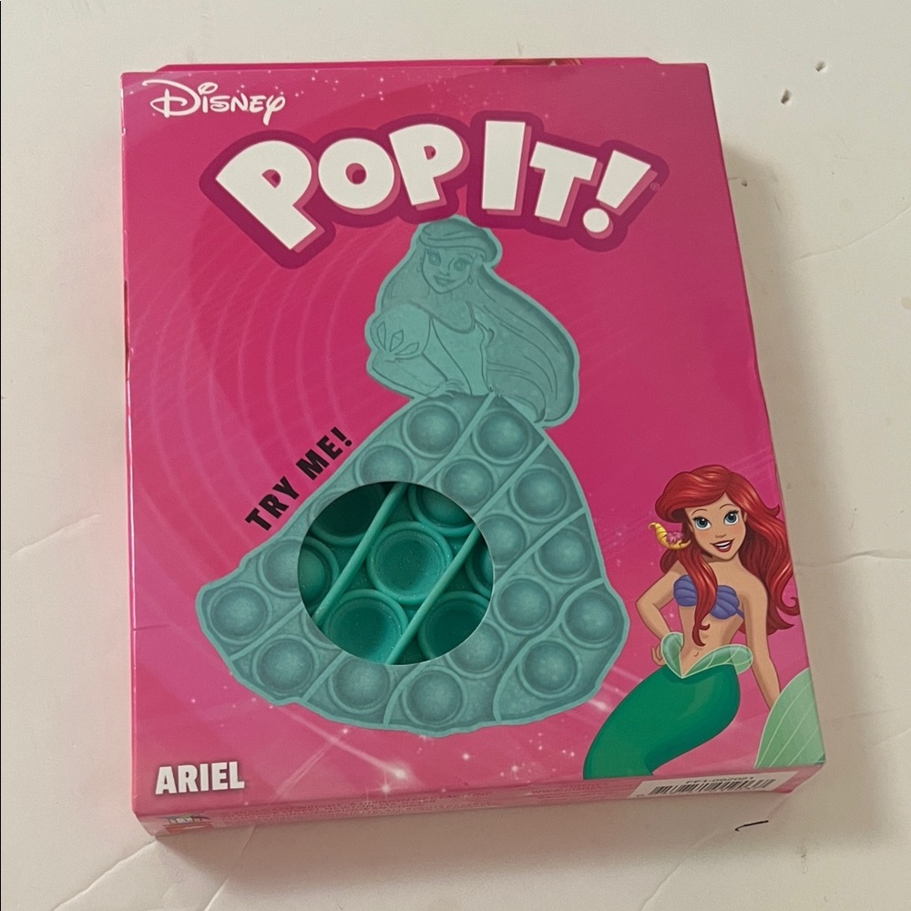 Disney Ariel Pop It in Pink and Teal